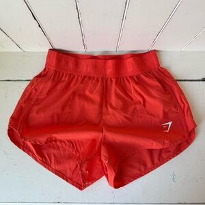 Gymshark Orange Athletic Shorts